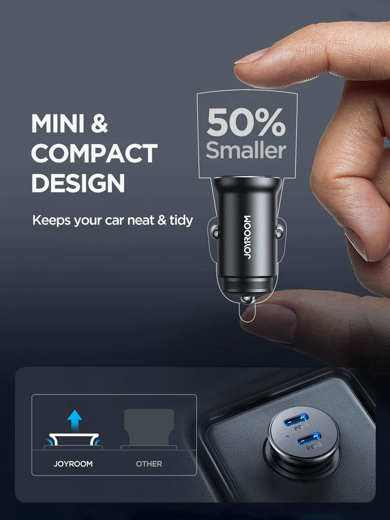 Go Charge Mini - Dual USB Car Charger